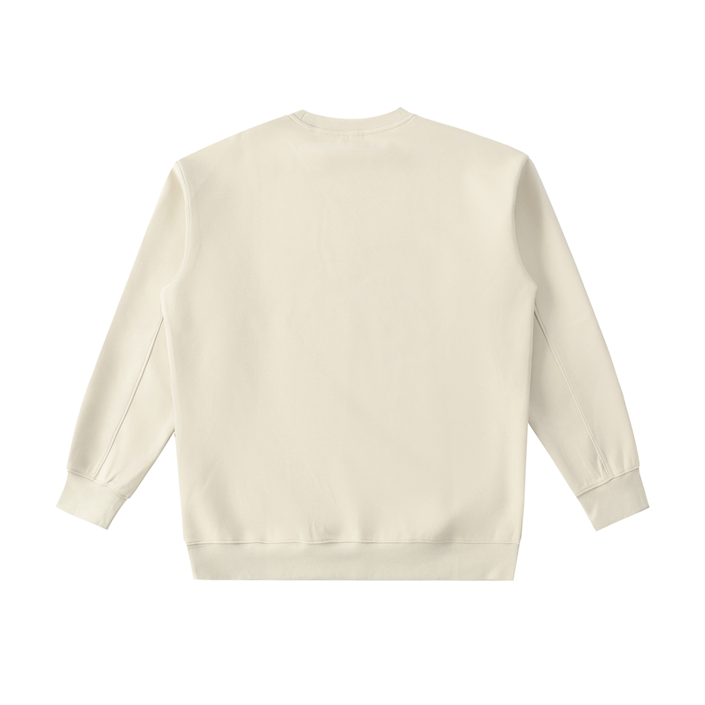 Sudadera de cuello redondo gruesa esencial para mujer