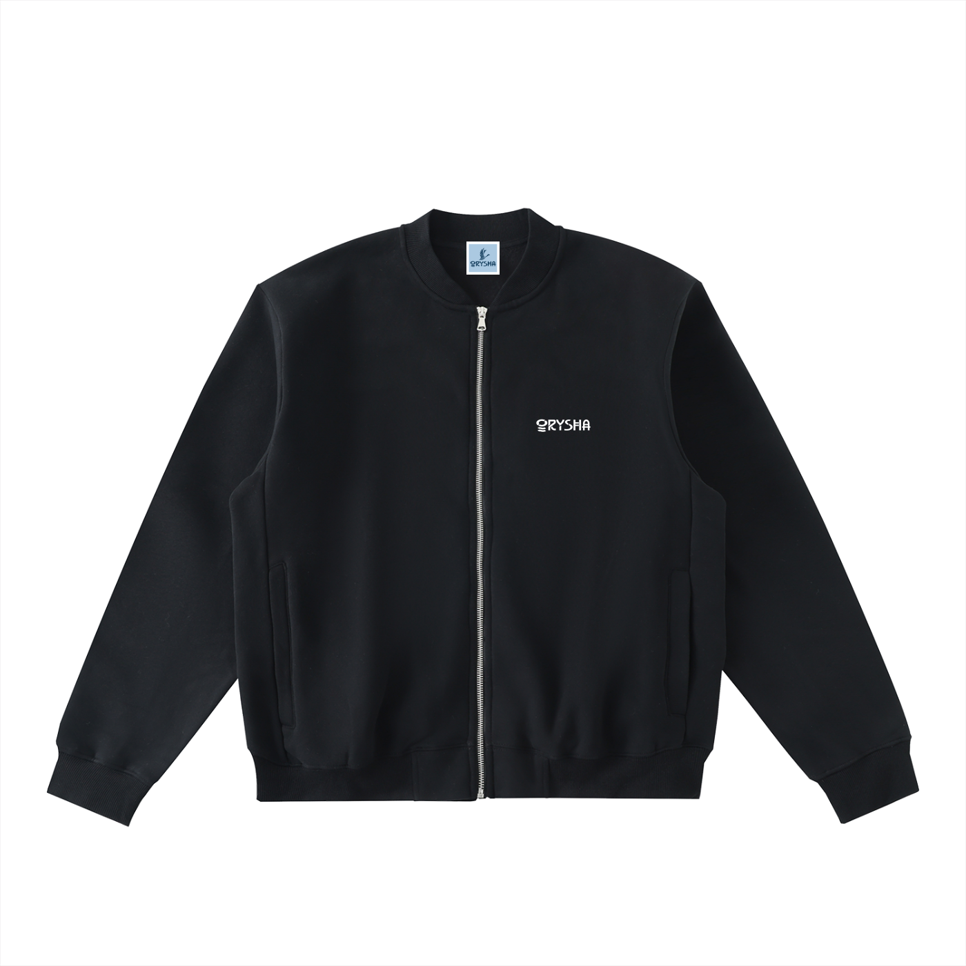 Men's "Midnight Panther" Fleeced Varsity Jacket