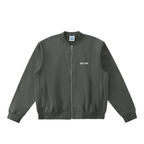 Chaqueta universitaria esencial de forro polar con cremallera