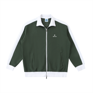 Blackish Green with White