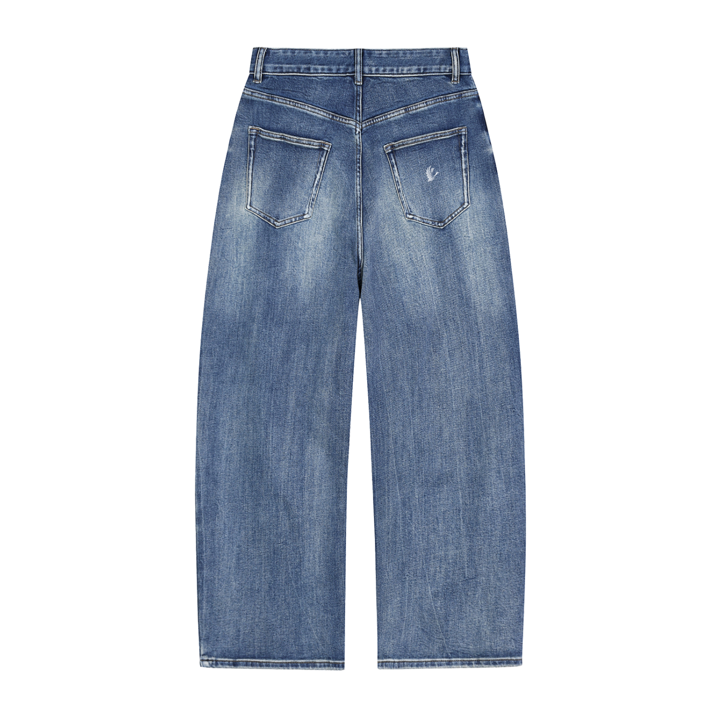 Unisex Sun Fade Heavyweight Denim Jeans
