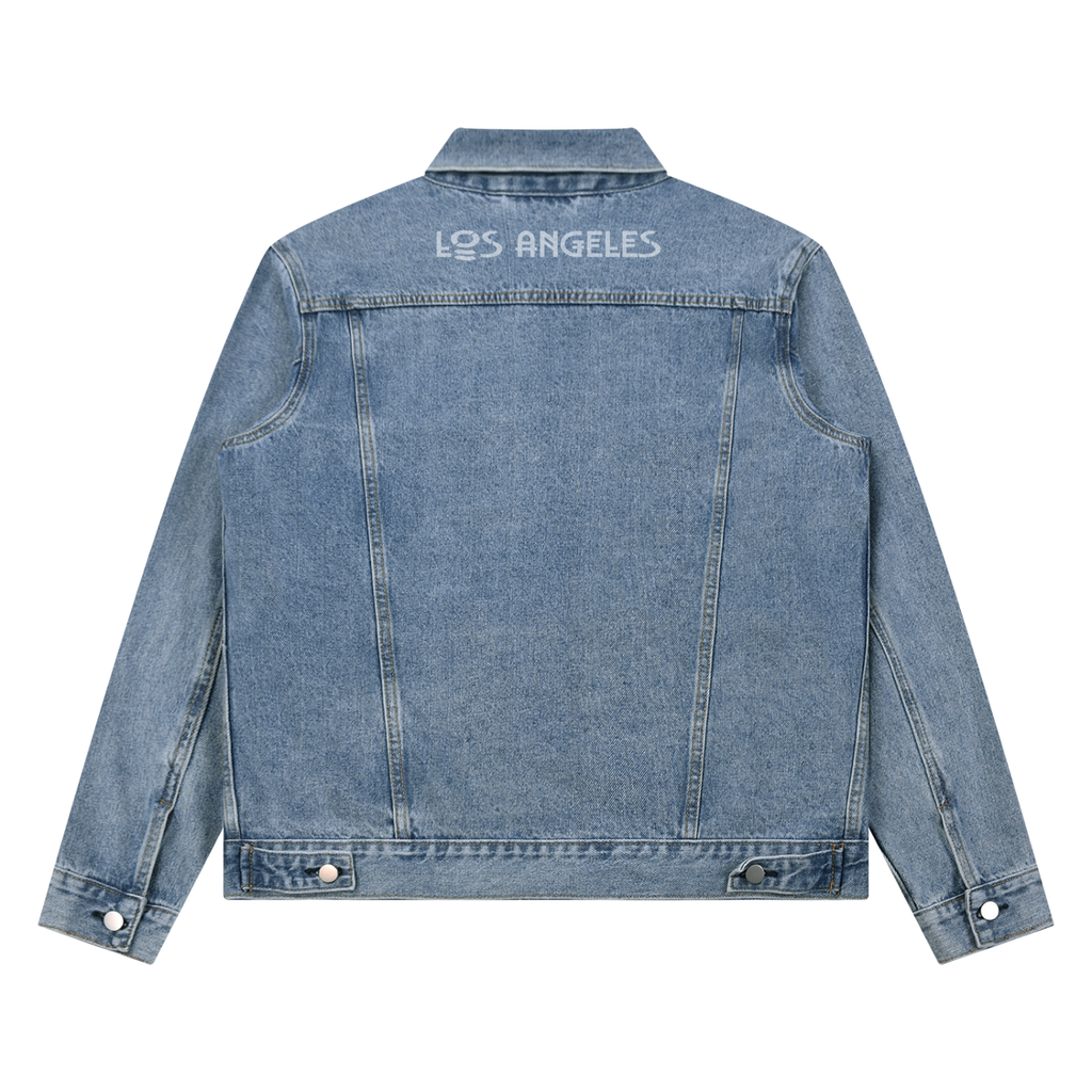 Chaqueta vaquera "Legend Made" con lavado vintage para hombre