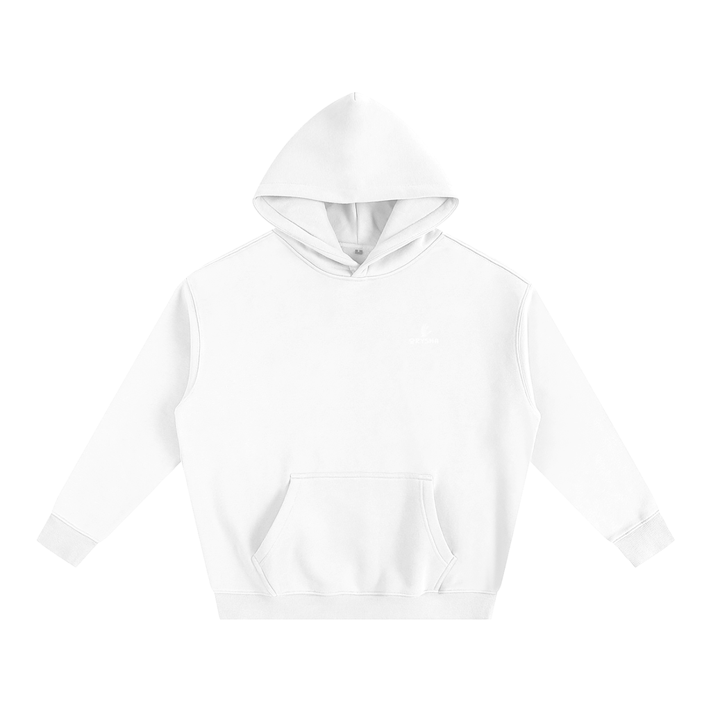 Sudadera con capucha de felpa oversize para hombre