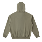 Sudadera con capucha y cremallera de mujer con hombros caídos