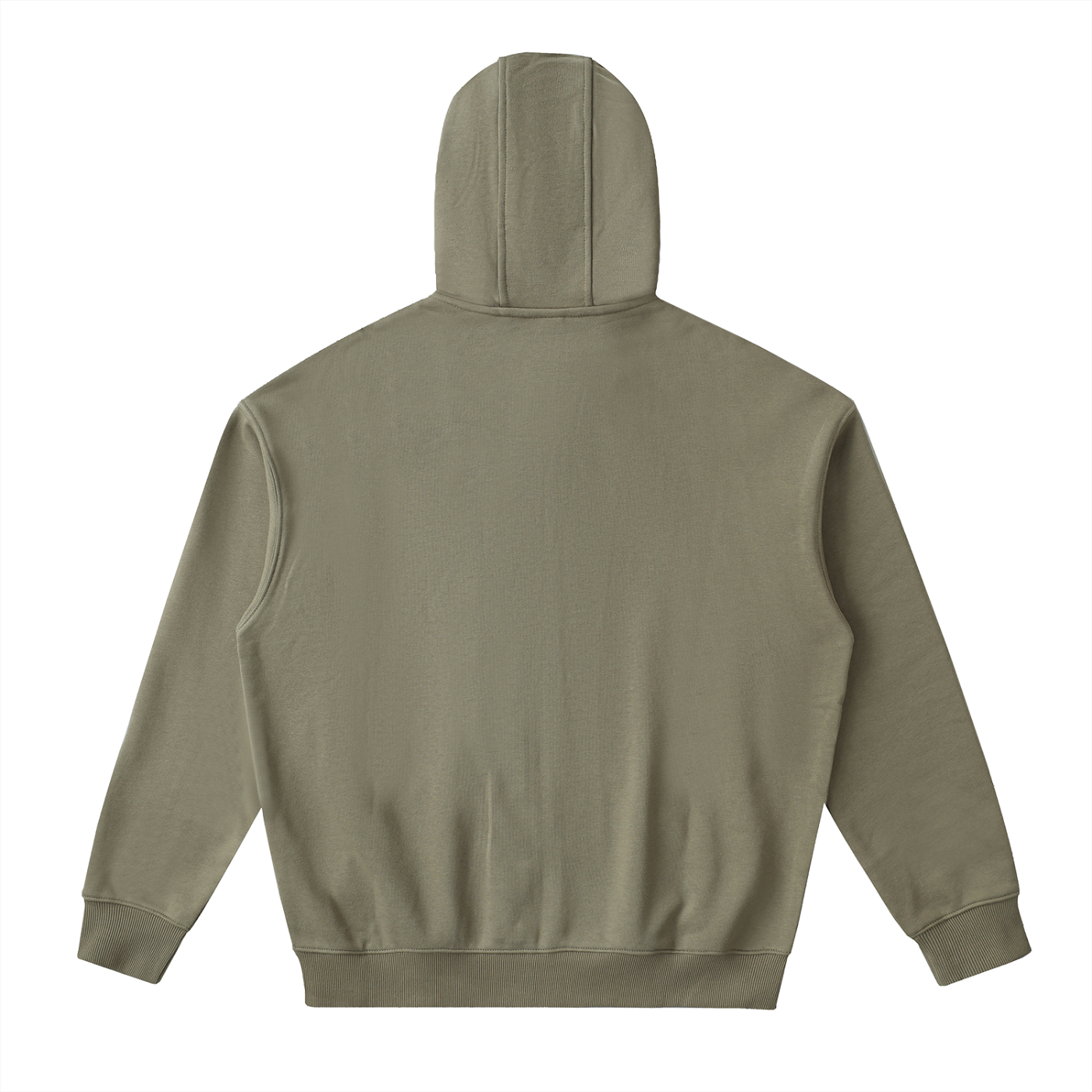 Men's Drop-Shoulder Zip-Up Hoodie