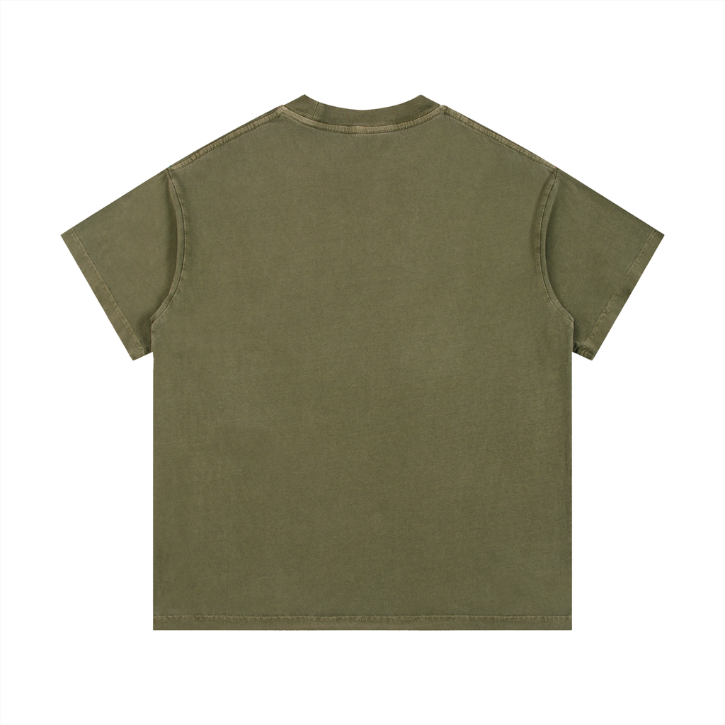 Camiseta esencial de hombre con lavado vintage