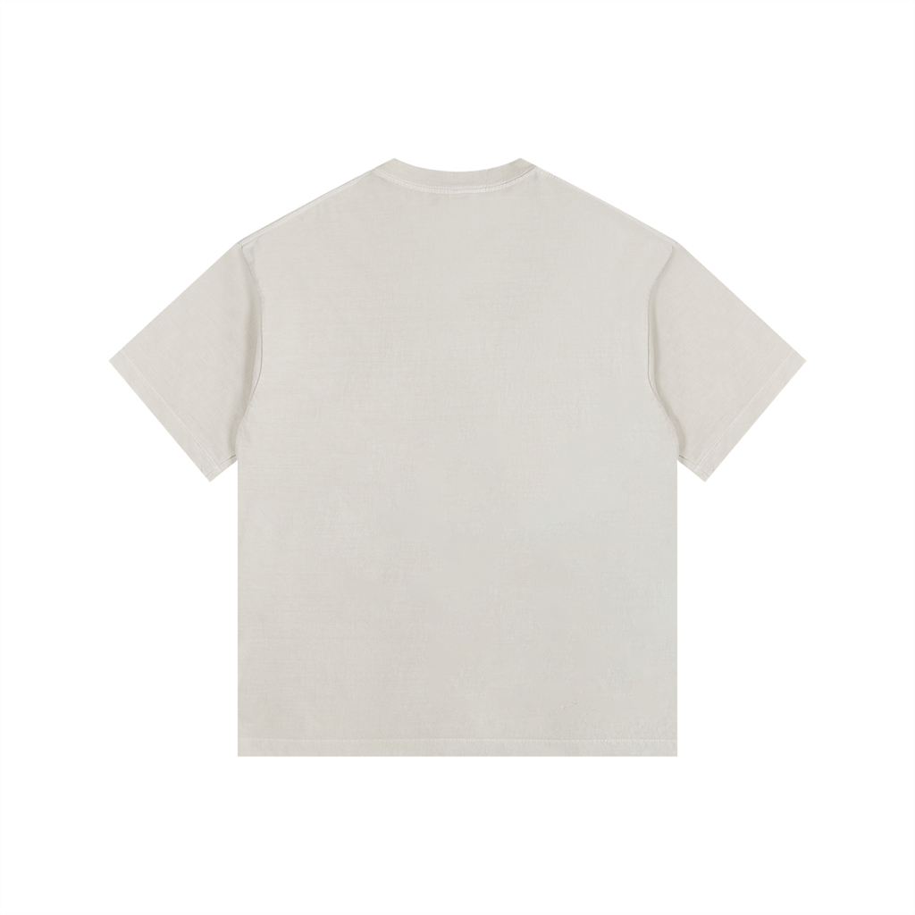 Camiseta extragrande de algodón lavado vintage para hombre "Grounded"