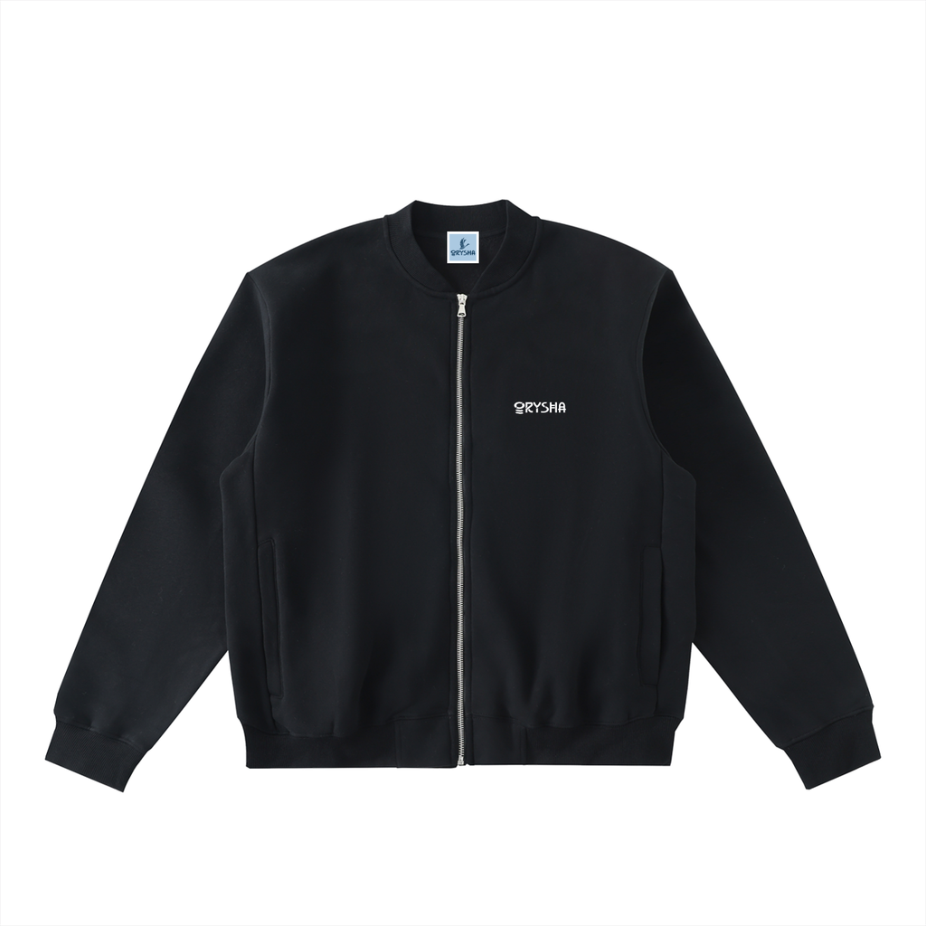 Chaqueta universitaria unisex de felpa "Midnight Panther"