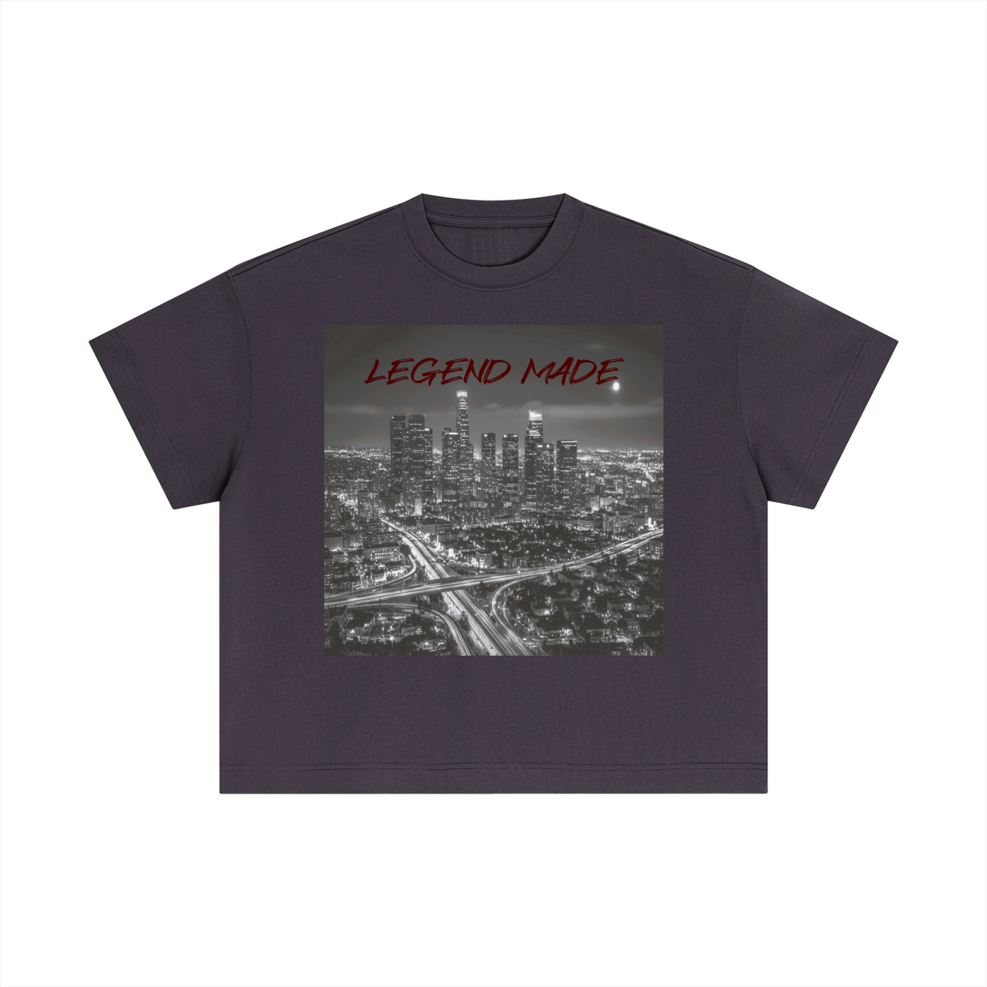 Men's "Legend Made" Cotton Graphic Boxy T-Shirt