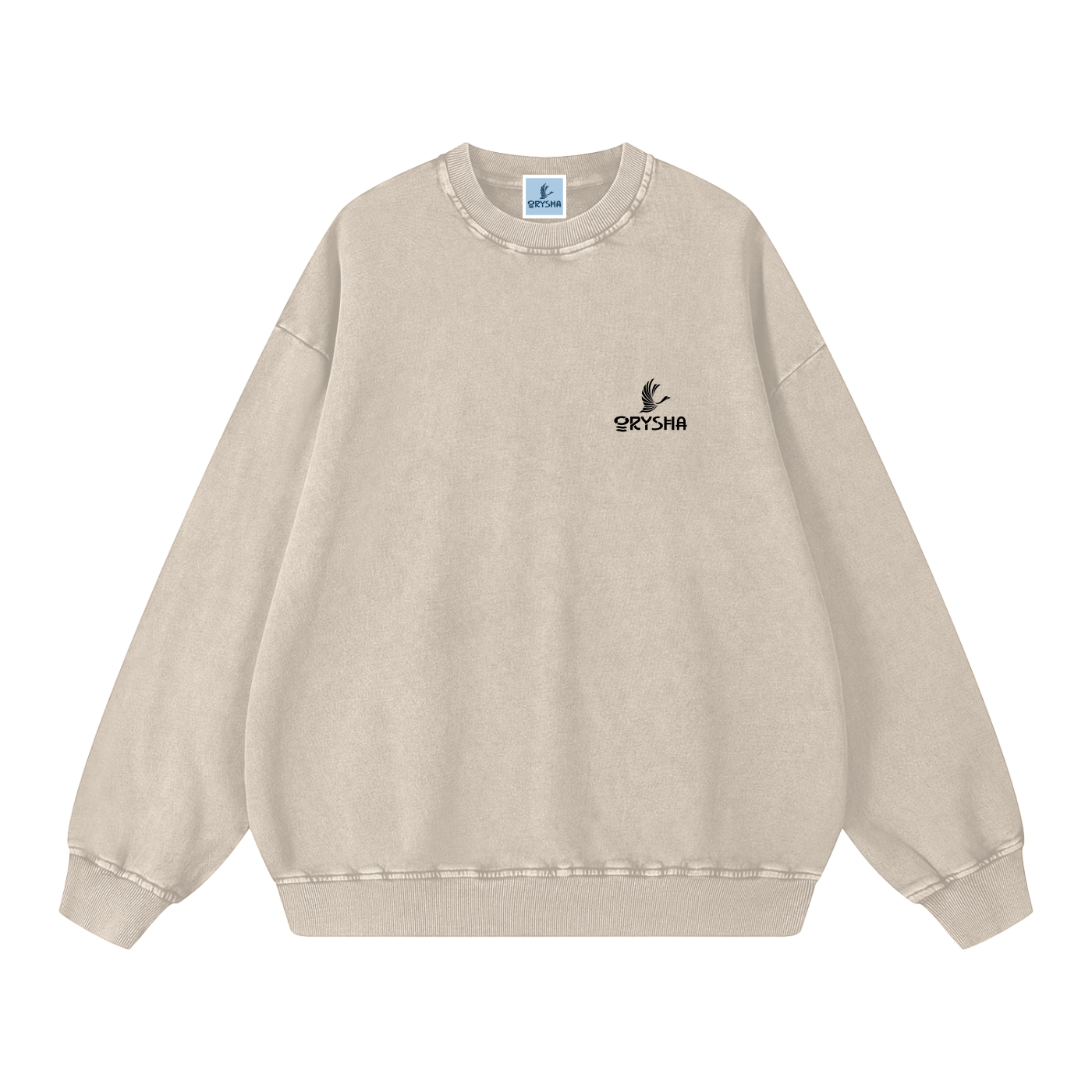 Snow Washed Oversized Sweatshirt