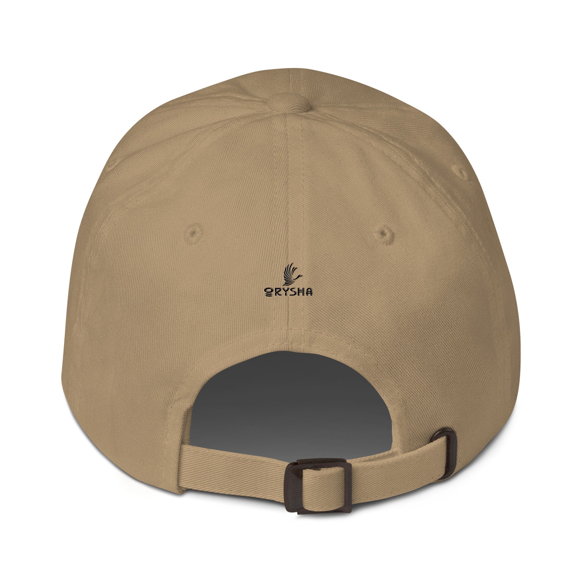 "Grounded" Embroidered Cotton Dad Hat
