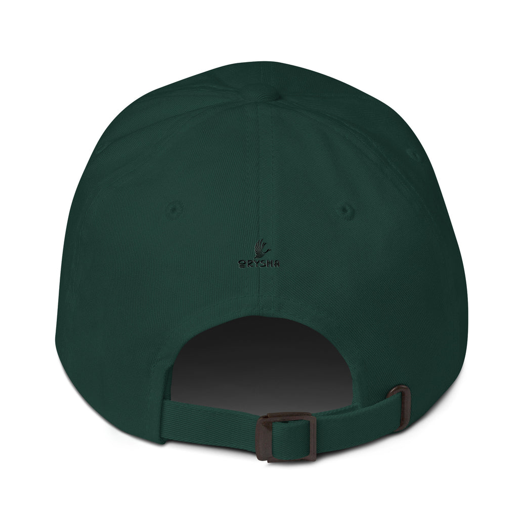 Gorra de algodón bordada "Grounded"