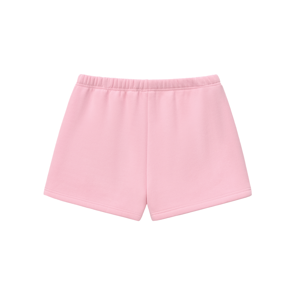 Pantalones cortos de chándal de felpa esenciales con cordón