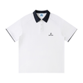 Men's Contrast Collar Raglan Polo Shirt