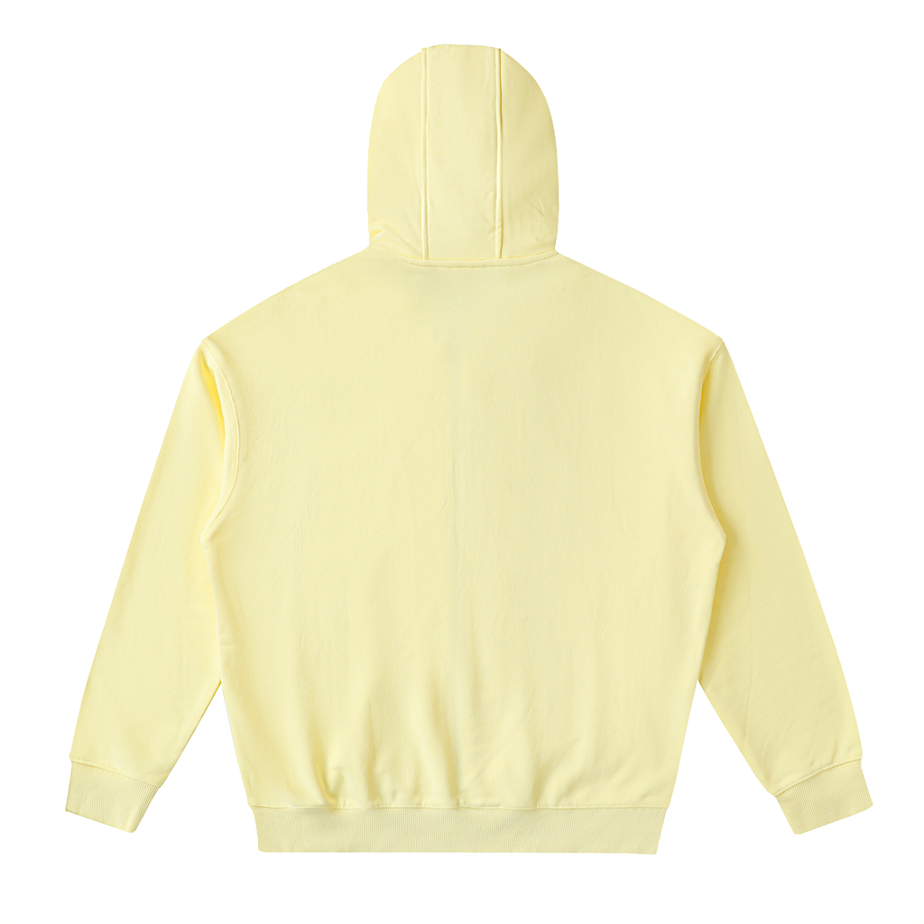 Sudadera con capucha y cremallera de hombre con hombros caídos