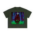 Women's "Midnight Panther" Boxy Cotton Graphic Tee