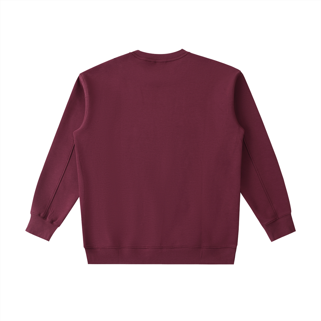 Sudadera de cuello redondo gruesa esencial para mujer