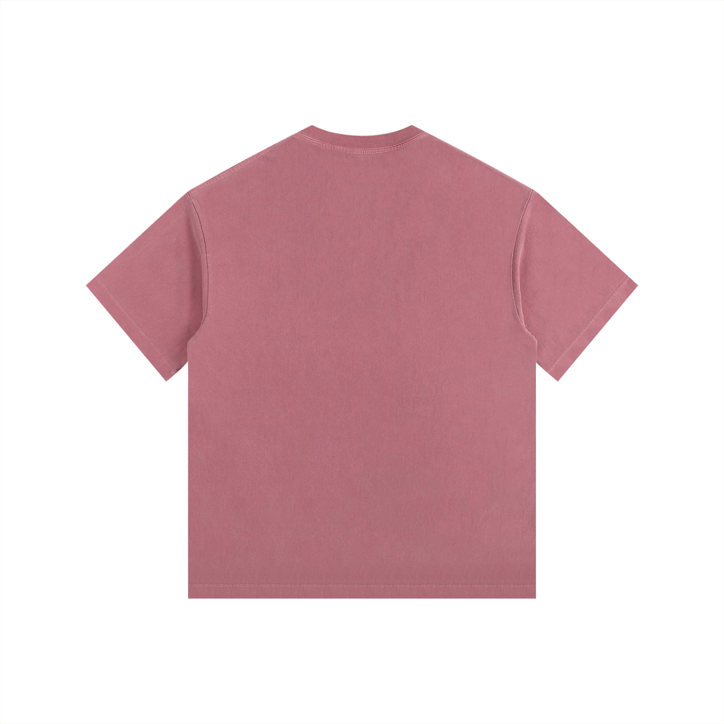 Camiseta Oversize de Algodón "Grounded" Lavado Vintage para Mujer