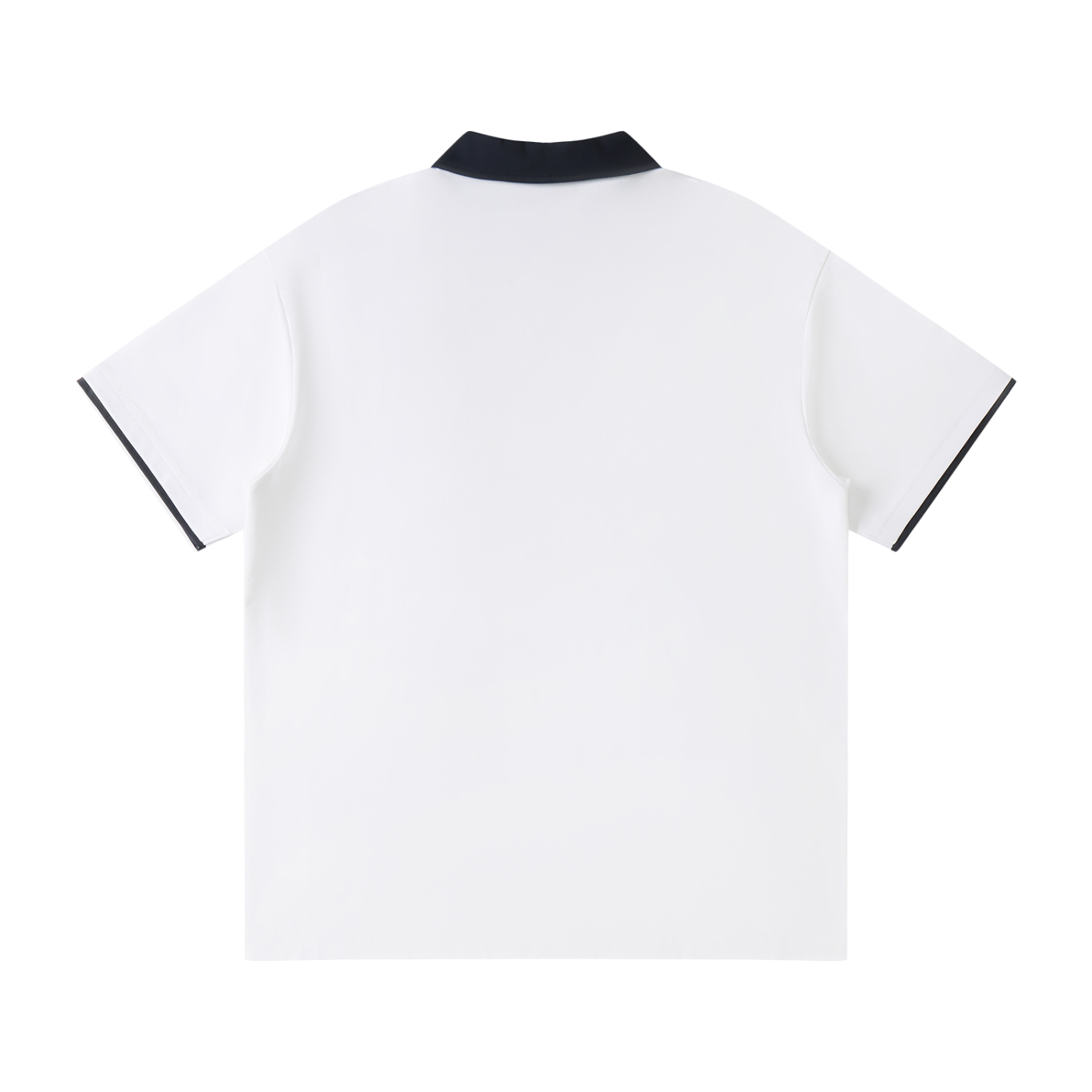 Men's Contrast Collar Raglan Polo Shirt