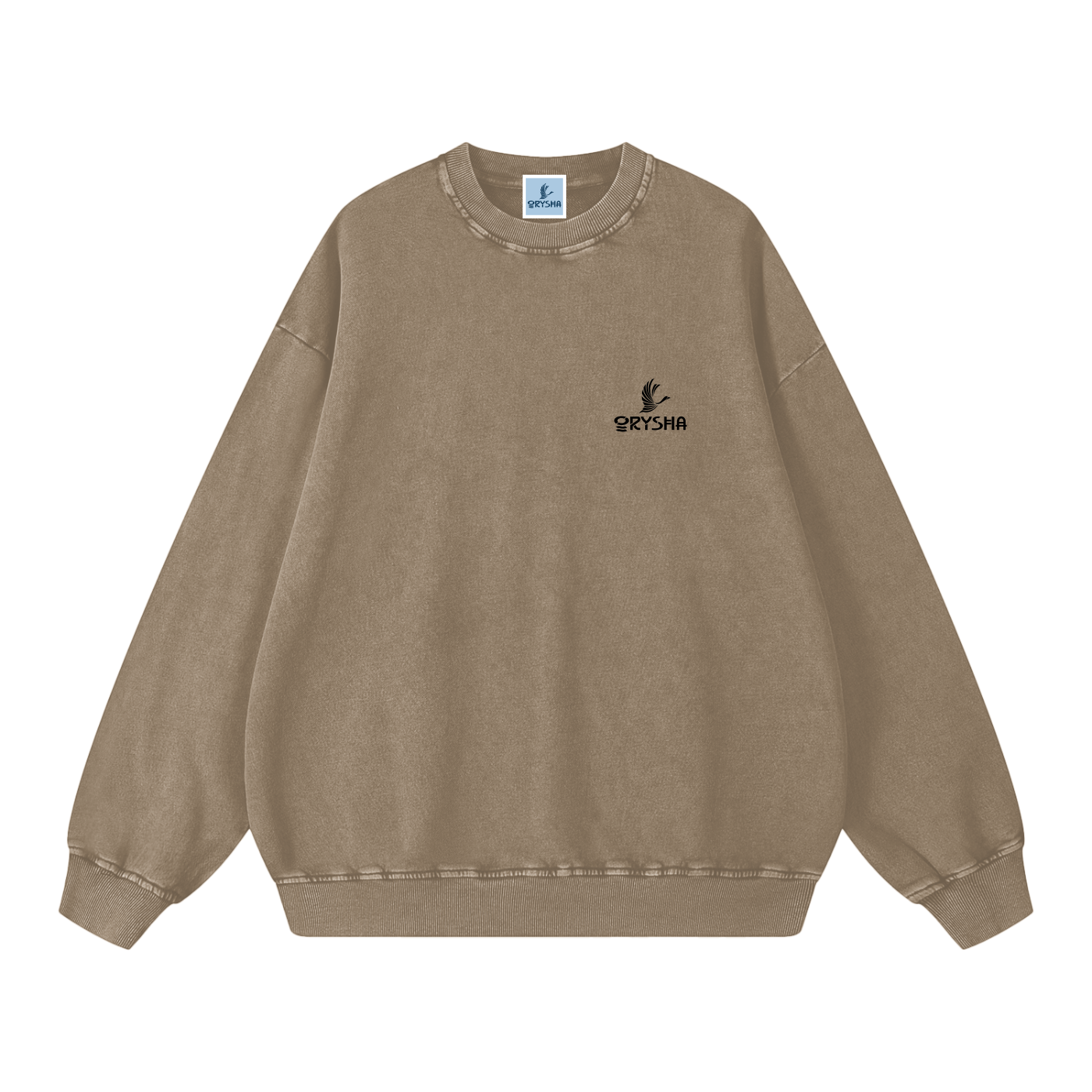 Men’s Essential Snow Washed Oversized Sweatshirt