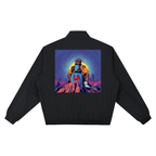 Chaqueta bomber unisex "LA" con cuello alto