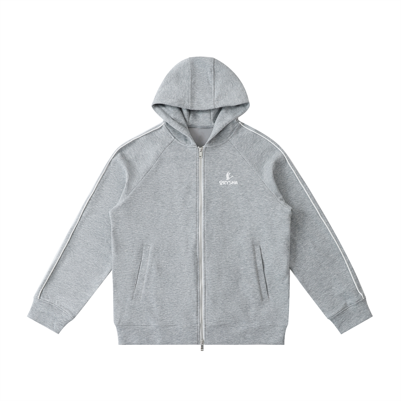 Men's Essential Heavyweight Raglan Sleeve Zip Hoodie