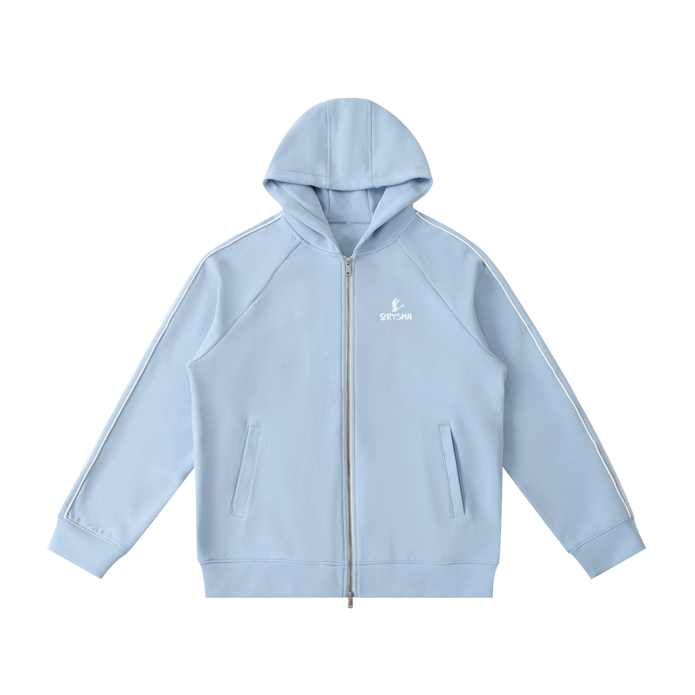 Unisex Essential Heavyweight Raglan Sleeve Zip Hoodie