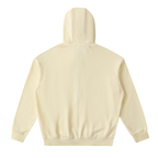 Sudadera con capucha y cremallera de mujer con hombros caídos