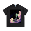 Unisex "Cosmic Drift" Vintage Cotton T-Shirt