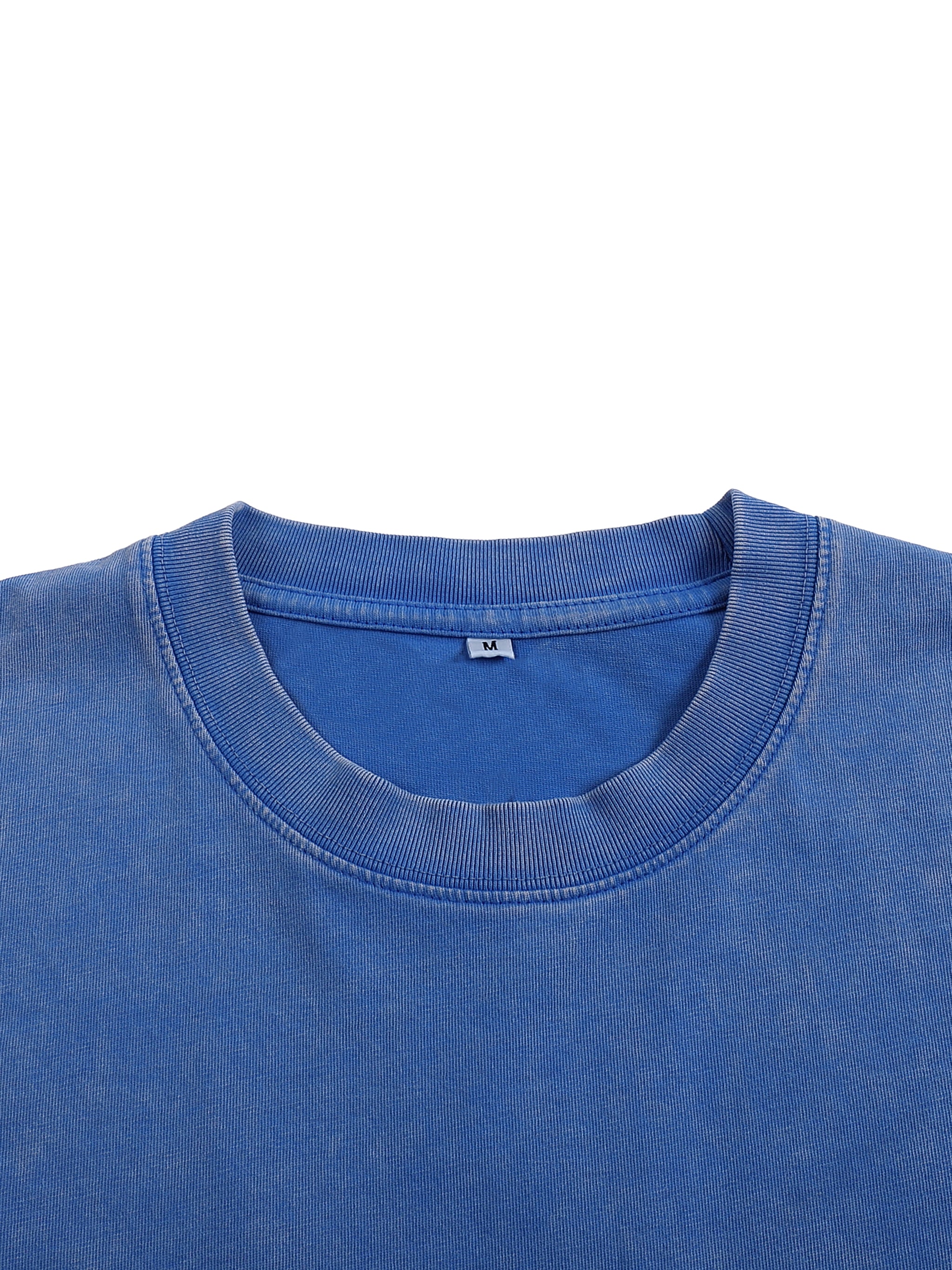 Unisex “Washed Horizon” Snow Washed Oversized Cotton T-Shirt
