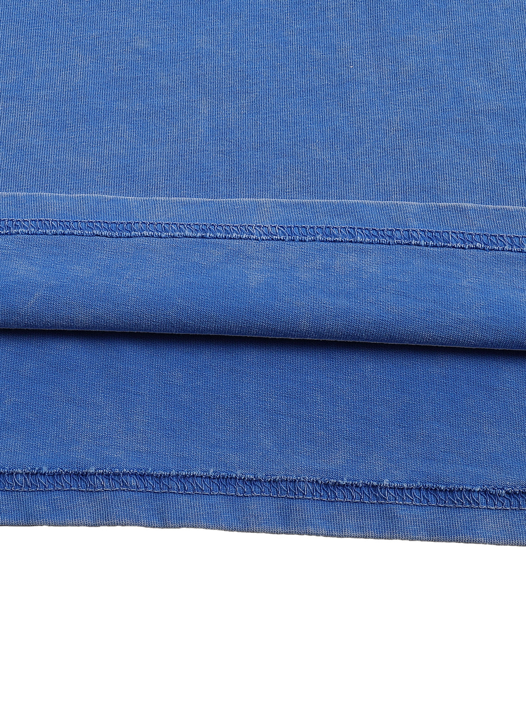 Camiseta de algodón de talla grande unisex "Washed Horizon" con efecto lavado a la nieve