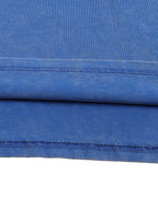 Camiseta de algodón de talla grande unisex "Washed Horizon" con efecto lavado a la nieve