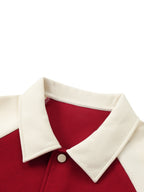 Chaqueta de béisbol unisex con manga raglán en contraste "Legend Made"